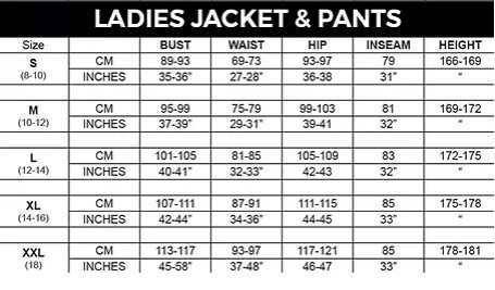rjays voyager 6 lady jacket & pant